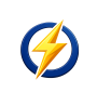 Web optimized original artwork of the Lithium Guy lightning bolt logo icon